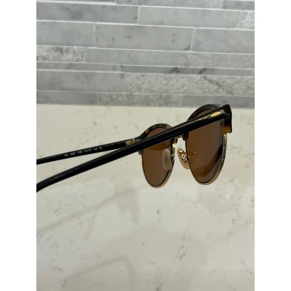 Ray-Ban Unisex Tortoise/Gold Sunglasses RB4246 1160 51▢19 145 "FRAMES ONLY" - Picture 4 of 6